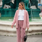 Camicia bianca con volant e collo alto