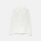 Camicia in raso tinta unita