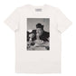 T-shirt unisex Don Camillo con stampa fotografica in bianco e nero