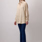 Camicia jacquard in viscosa e rayon