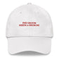 Cappellino dad hat ricamato “The Groom Needs a Negroni”