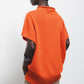 Maglione in lana a collo alto con maniche a pipistrello