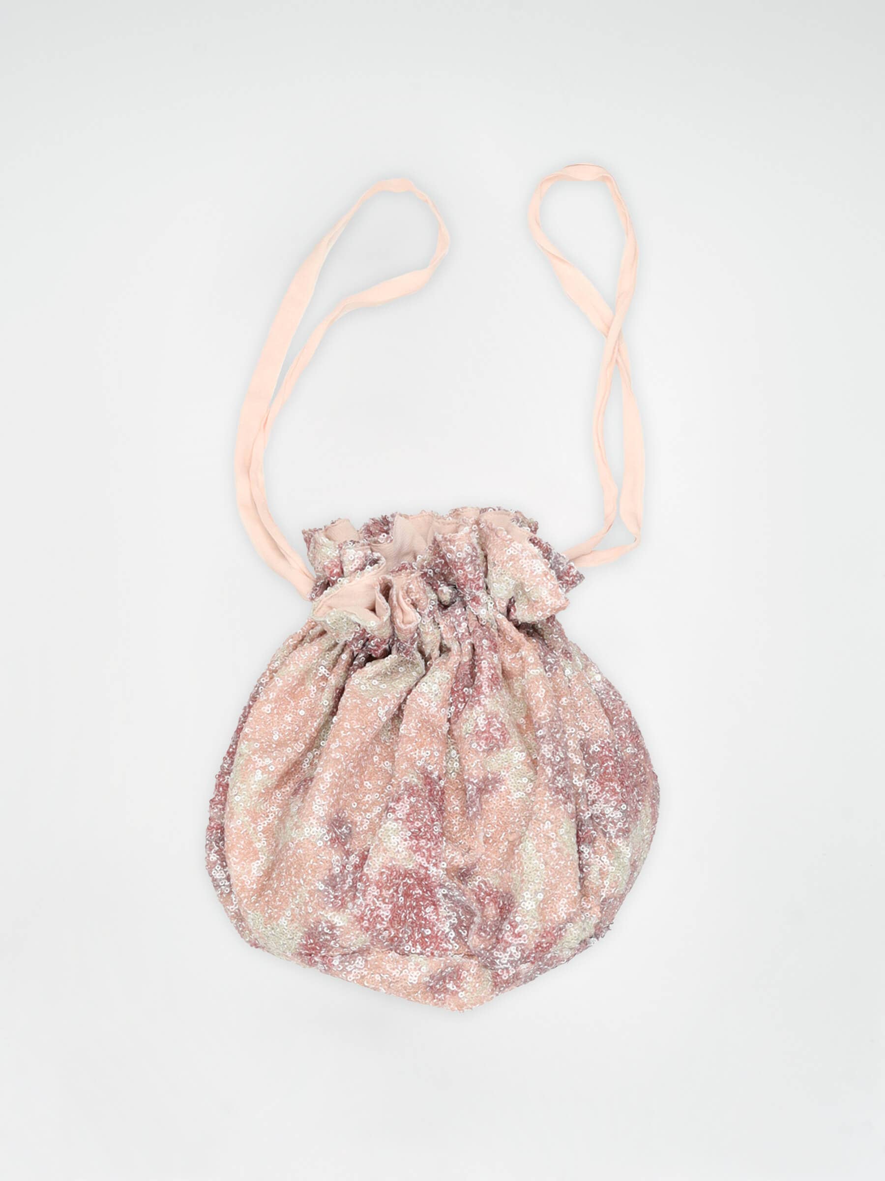 Borsa a sacco con paillettes stampa stella