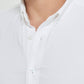 Camicia Oxford Bianca in Cotone con Colletto Button-Down