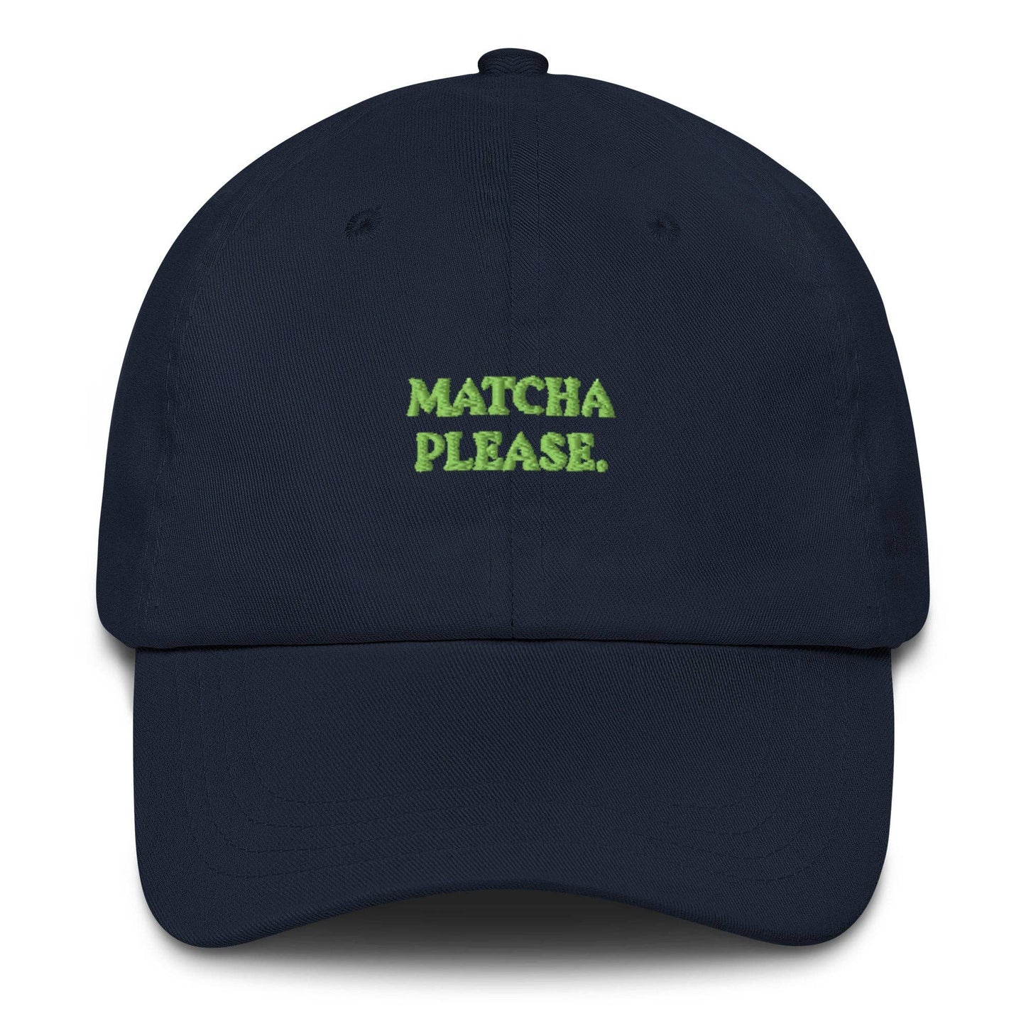Cappellino baseball “Matcha Please” ricamato