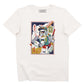 T-shirt Unisex Grafica Robot Stile Baseball in Cotone Bio