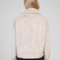 Giacca Candice in ecopelliccia color visone