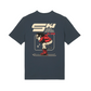 T-shirt Ski Retro in Cotone Biologico