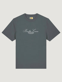 T-shirt Bendita Locura con ricamo Loco Monky grigio scuro