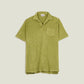 Camicia in spugna verde oliva a maniche corte