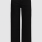 Jeans nero con paillettes a gamba dritta