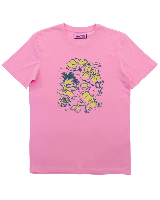 T-shirt manga Kame Sennin Training in cotone biologico