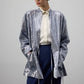 Kimono di paillettes grigio