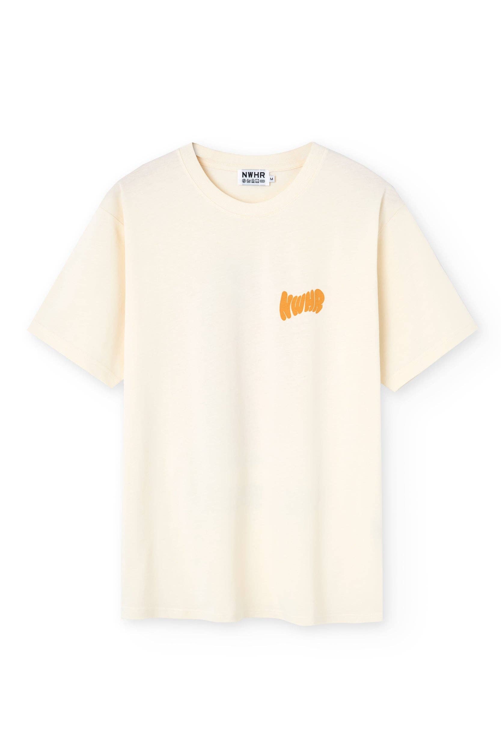 T-shirt in cotone organico con stampa Summer Drink