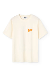 T-shirt in cotone organico con stampa Summer Drink