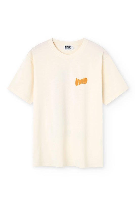 T-shirt in cotone organico con stampa Summer Drink