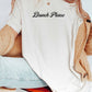 T-shirt grafica "Brunch Please" in cotone