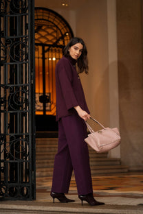 Cardigan in maglia strutturata con bottoni dorati