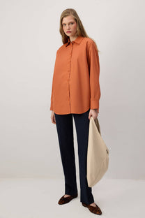 Camicia oversize in cotone
