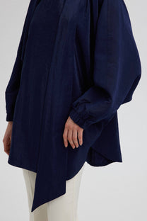 Tunica lunga Cupra blu navy
