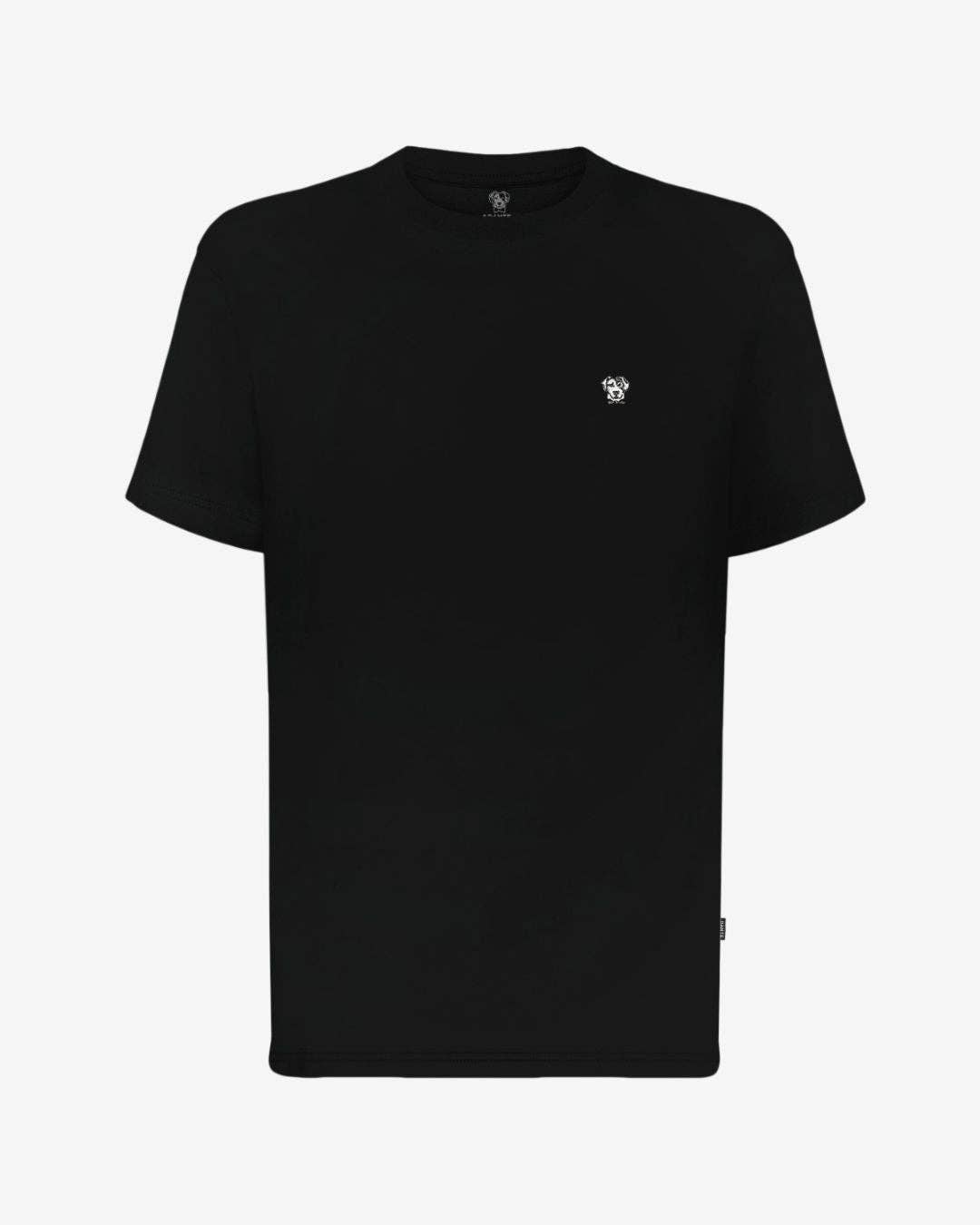 T-shirt nera premium antimacchia