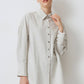 Camicia melange con frange