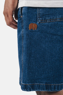 Pantaloncini da arrampicata in denim riciclato Ozone Wash