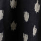 Abito camicia Delia in cotone biologico con fantasia Ikat