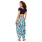 Pantaloni harem estivi in cotone con stampa floreale