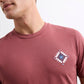 T-shirt Uomo con Stampa Etnica e Ricamo