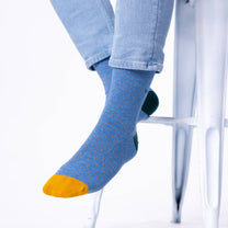 Calzini Square Jeans in cotone pettinato a pois