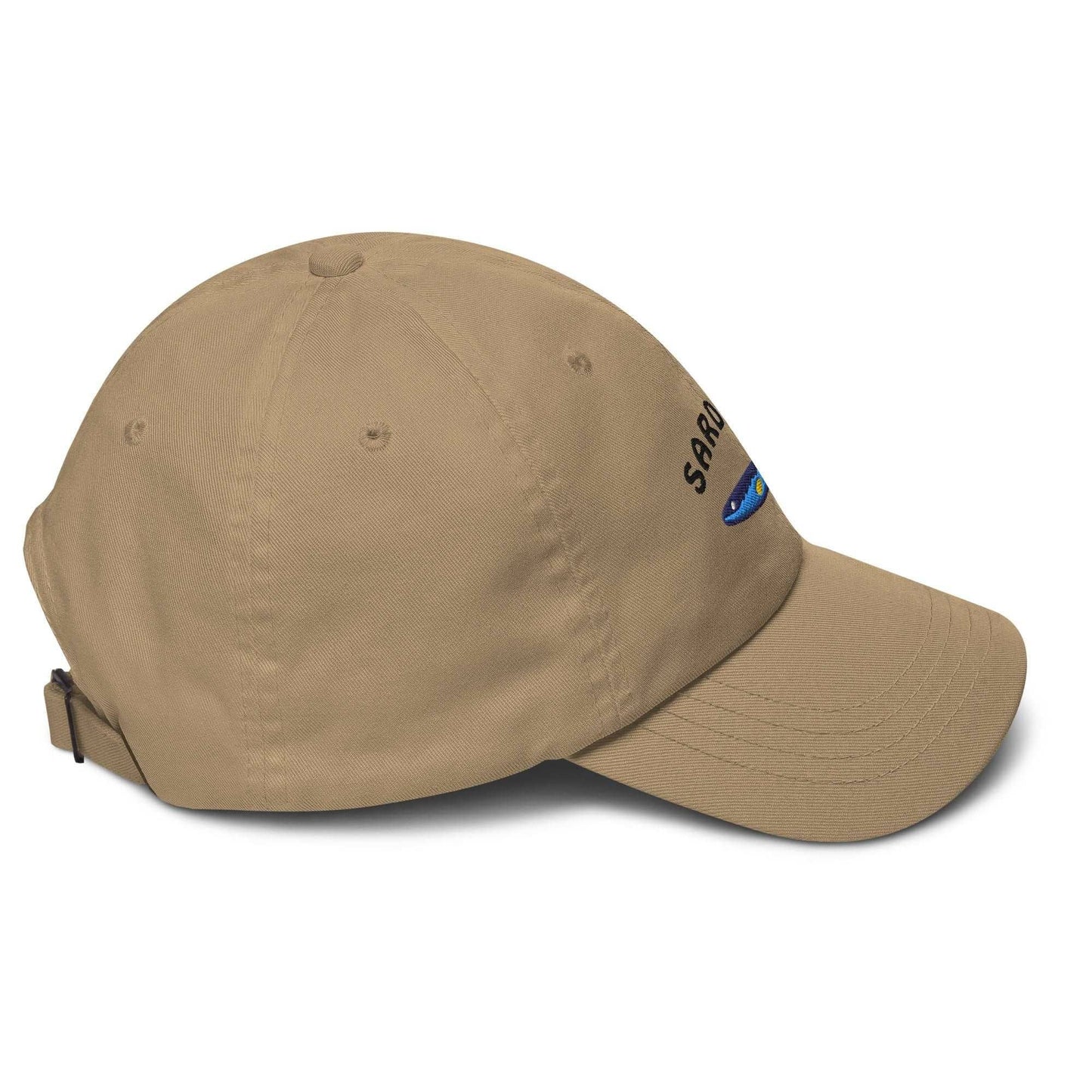 Cappellino da baseball in cotone con ricamo Sardines