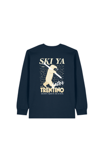 Maglietta oversize a maniche lunghe Val di Fassa in cotone organico