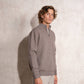 Maglione uomo in maglia con zip al collo