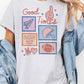 T-shirt oversize grafica Game Day