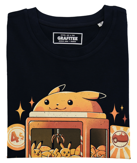 T-shirt nera con stampa macchinina grabber elettrica Pokémon