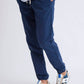 Pantaloni jogger con vita elastica e fondo con polsino