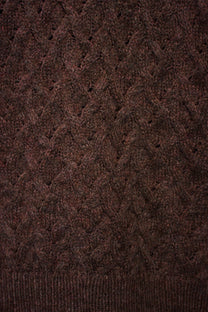 Maglione a maglia strutturata