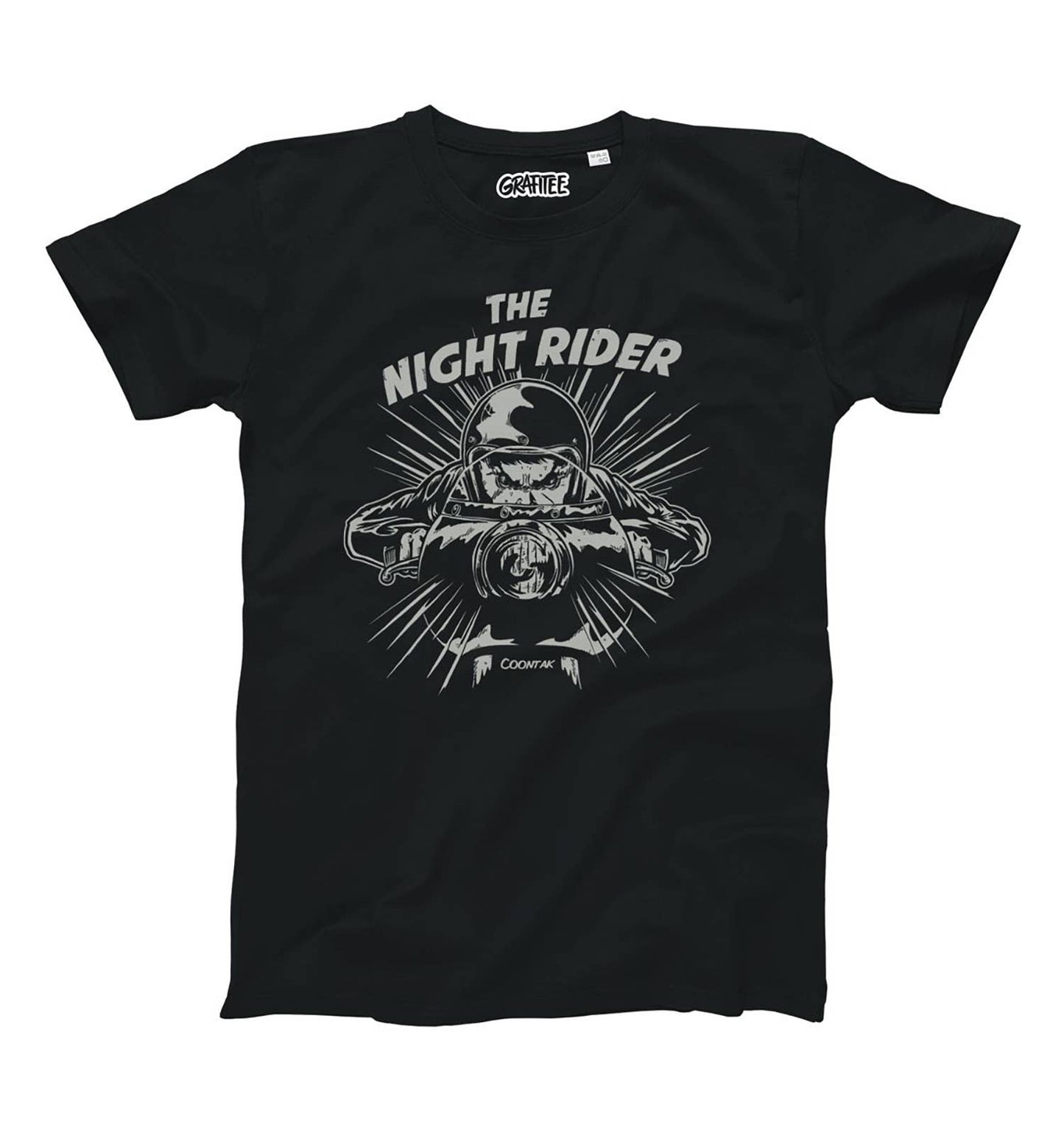 T-shirt Night Rider in cotone biologico