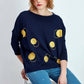Maglia Ball in cotone con stampa a pois