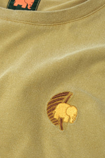 T-shirt pigmentata Datil con stampa palma dorata