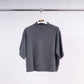 Maglione girocollo in maglia a maniche corte