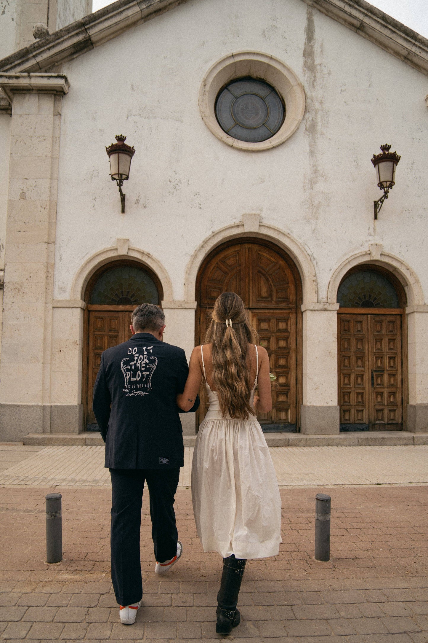 Pantaloni sartoriali ricamati