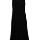 Abito midi in maglia a coste