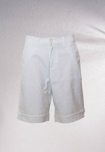 Bermuda donna jacquard beige con risvolto