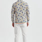 Camicia slim fit elasticizzata con stampa digitale