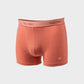 Boxer in cotone biologico rosso corallo melange