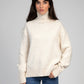 Maglione dolcevita ecrù LIPY