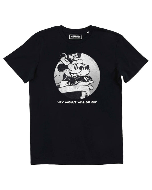T-shirt unisex in cotone biologico con stampa “My Mouse Will Go On”
