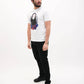 T-shirt Spirit Companion con stampa anime in cotone biologico